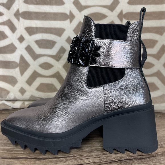 COPY - Karl Lagerfeld Cavin Lug Sole Chelsea Combat Boots - Picture 8 of 14